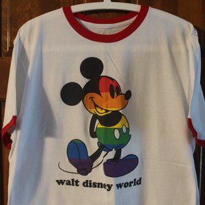 Walt Disney World Mickey Pride T-Shirt - Size L - Used